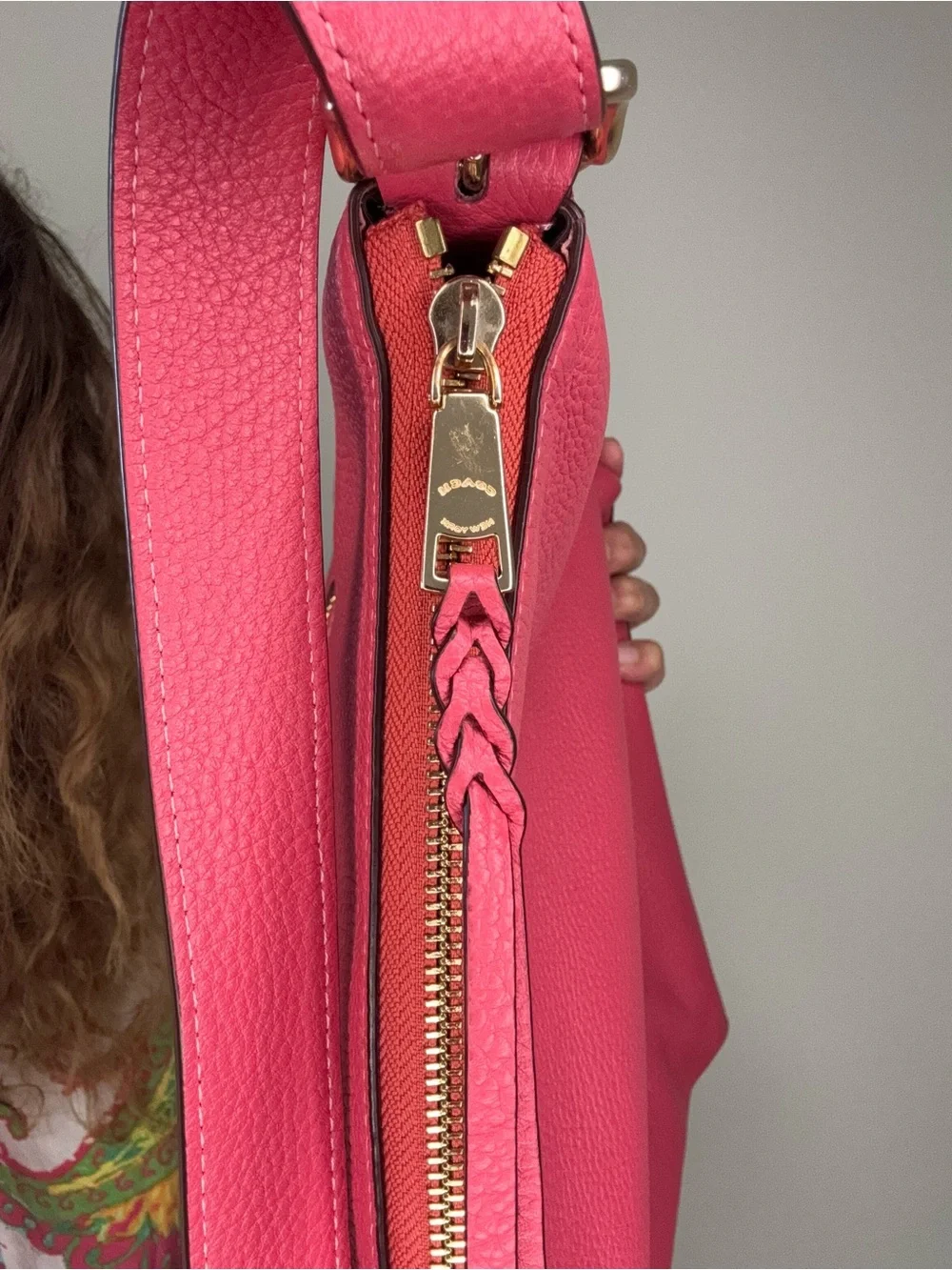 Coach Pink Val Duffle Bag